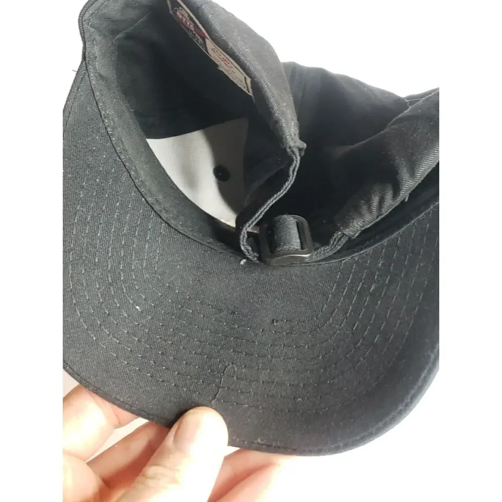 EMJ Trucker Hat Cap Mens Black Snapback Earle M. Jorgensen Steel Metal Company